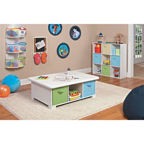 Closetmaid Toddler Kids Desk Activity Table W Storage For Books And