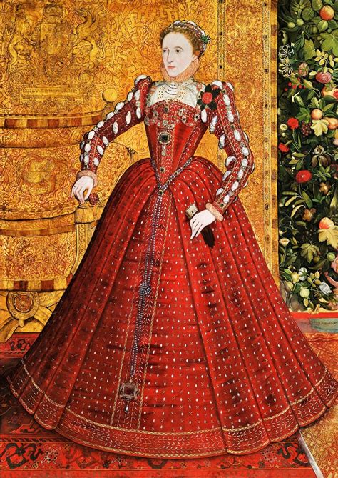 1563 Queen Elizabeth I The Hampden Portrait By Steven Van Der Meulen