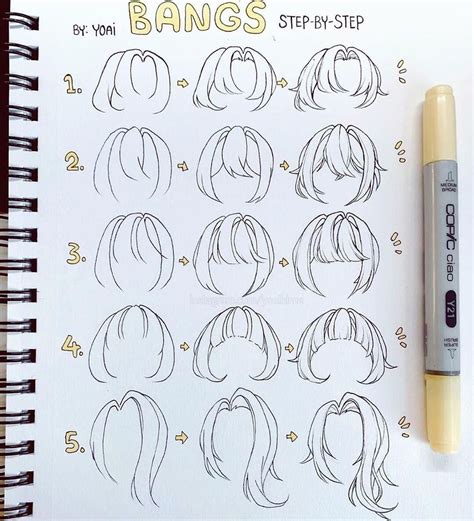 Pin By Cool On Short Tutorial Anime Art Tutorial Drawing Hair