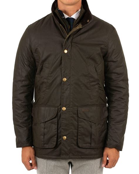 Barbour Lifestyle Hereford Wax Jacket Olive Hos
