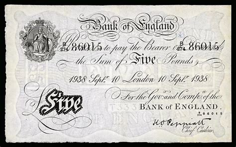 Five Pound Note Issued By The Bank Of England Print 570811