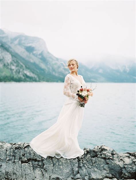 An Intimate And Sophisticated Elopement In Banff Canada Wedding