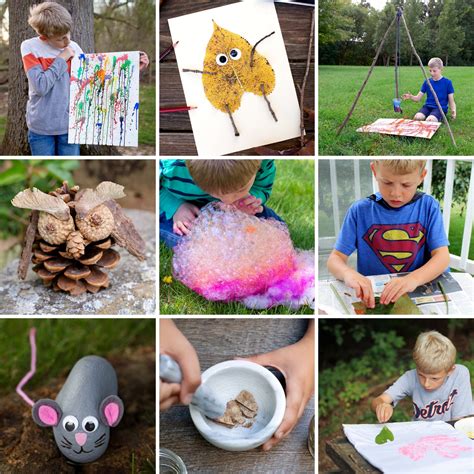 Fun Outdoor Arts And Crafts Ideas For Kids Fireflies And Mud Pies