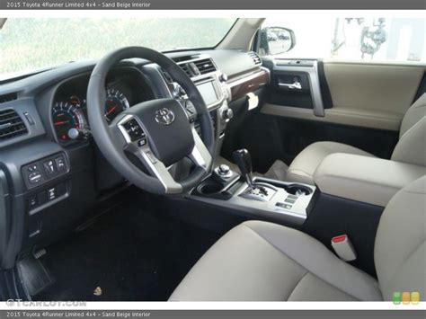 Sand Beige Interior Prime Interior For The 2015 Toyota 4runner Limited