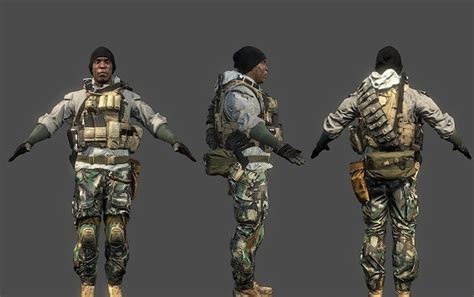 3d модель Персонаж Irish из Battlefield 4 скачать КАТАЛОГ 3d МОДЕЛЕЙ