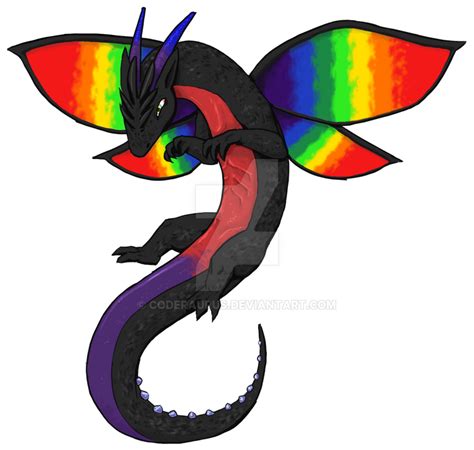 Rainbow Dragon By Coderaurus On Deviantart