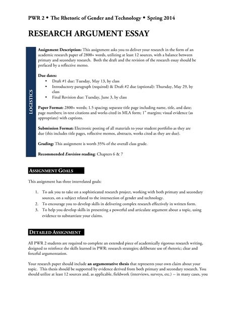 Sample Research Argumentative Essay Templates At