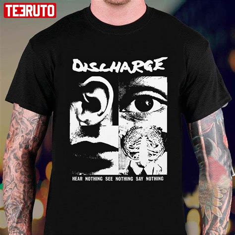 Discharge Rock Band Logo Unisex T Shirt Teeruto