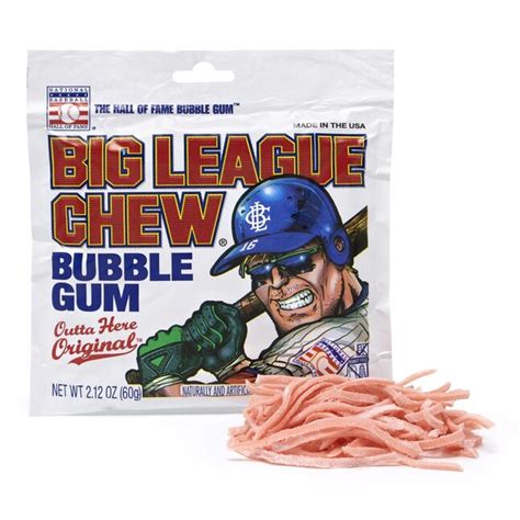Big League Chew Original Bubble Gum 212 Oz 12 Count Shredded