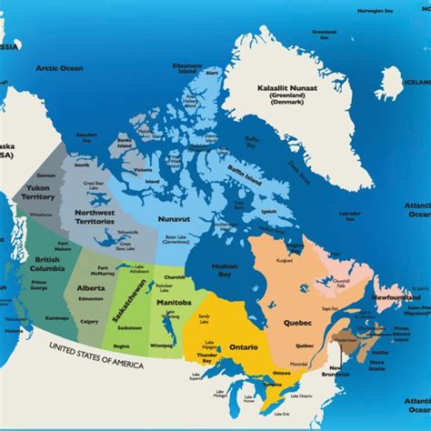 Map Of Canada Provinces And Territories Image Credit Esra Ogunday