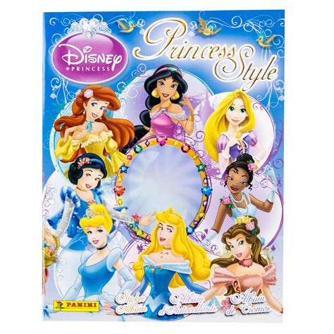 Panini Disney Princesses Style Sticker Album 72 Ct Case Da Card World