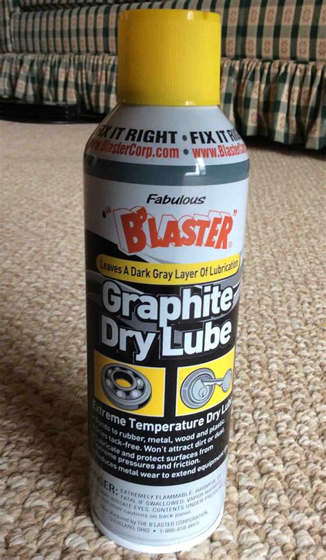 Blaster Graphite Dry Lubricant Lube Spray Review Toms Tek Stop