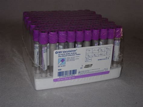 Vacutainer Lavender EDTA 6 ML Medix Your On Line Laboratory