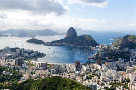 Corcovado Christ Statue And Copacabana Beach Rio De