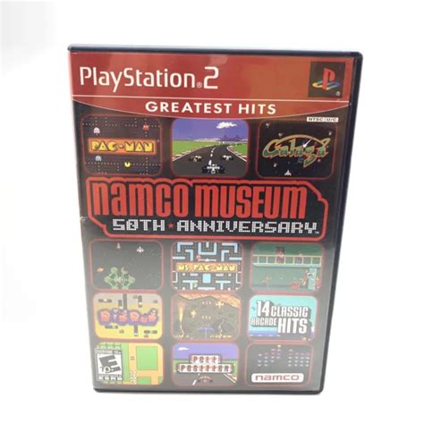 Namco Museum 50th Anniversary Ps2 Playstation 2 Game Complete Tested