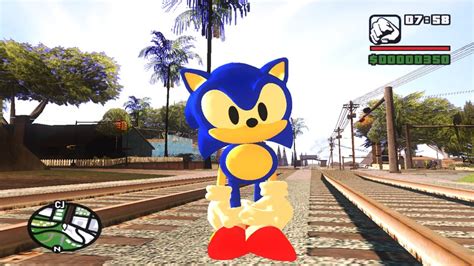 Gta San Andreas Sonic The Hedgehog 3d Blast Mod