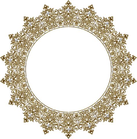 Islamic Patterns Paper Frames Frame Clipart Free Moldura Circular