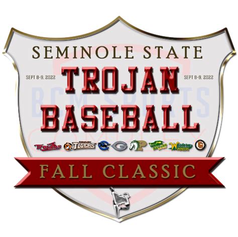 Seminole State Baseball Fall Classic 09 08 2022 09 09 2022 Sscef Seminole State College