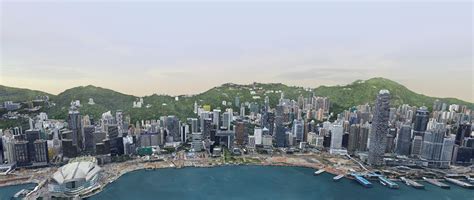 Planning Department Hong Kong 3d Photo Realistic Model 規劃署 香港三維實景模型 规划署