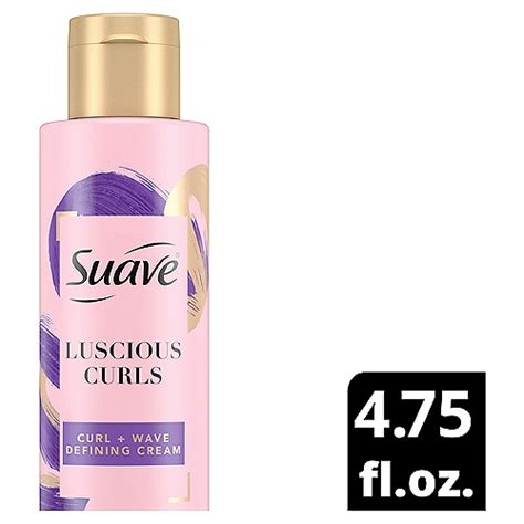 Suave Pink Luscious Curls Curl Wave Defining Cream 475 Fl Oz The