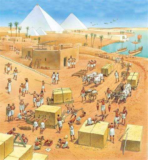 A Day In The Life Of The Pyramid Builders In Ancient Egypt Fav Galaxy