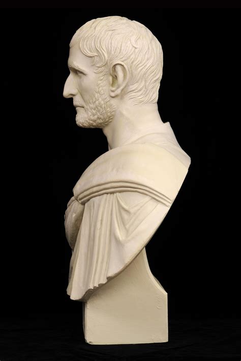 Antique Grand Tour Plaster Bust Of Brutus Circa 1830