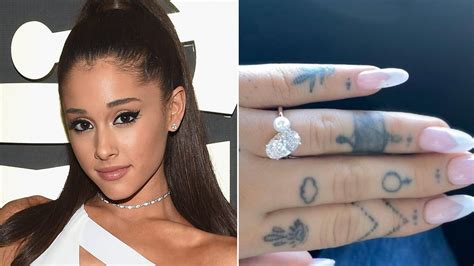 Ariana Grande S 350k Engagement Ring S Hidden Meaning Will Make You Emotional Hello