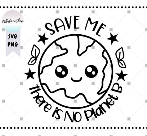 Save The Planet Svg Png Earth Day Svg There Is No Planet B Etsy España