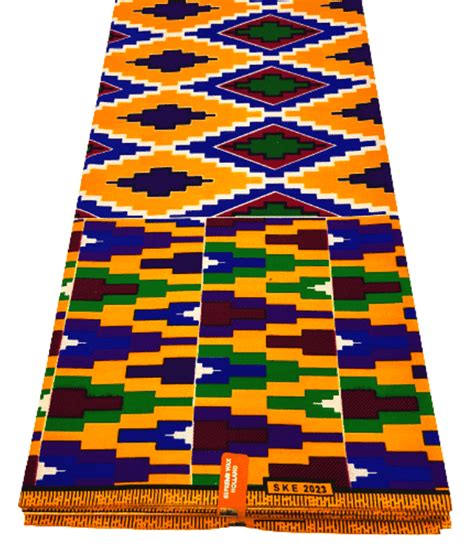 African Kente Fabric 6 Yard