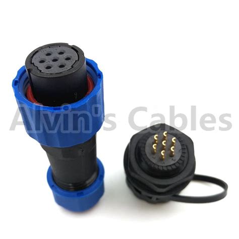 Industrial Ip68 Plastic Electrical Connectors Sd16 Tp Zm 2 9 Pin Panel