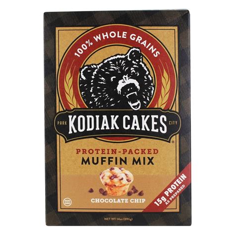 Kodiak Cakes Protein Packed Muffin Mix Chocolate Chip 14 Oz