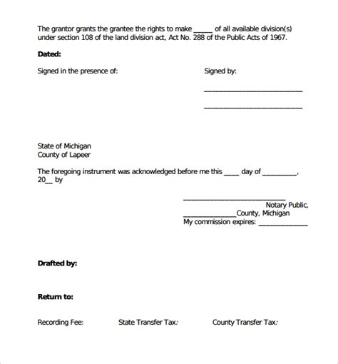 sample warranty deed form template   documents