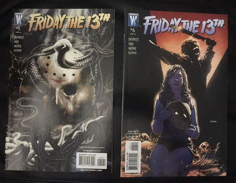 Friday The 13th Jason Voorhees 2 Comic Book Lot Wildstorm Issue 4 And 6