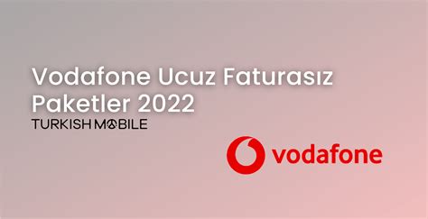 En Ucuz Vodafone Paketleri Vodafone Ucuz Faturas Z Paketler Obul
