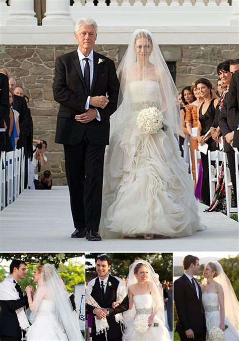Clinton, the daughter of president bill clinton and secretary of state the issue? Chelea Clinton Wears a Vera Wang Wedding Dress | PreOwned Wedding Dresses