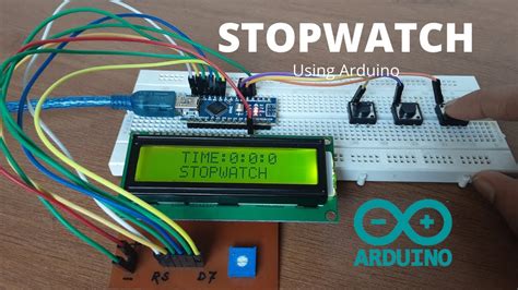 How To Make A Stopwatch With Arduino Youtube