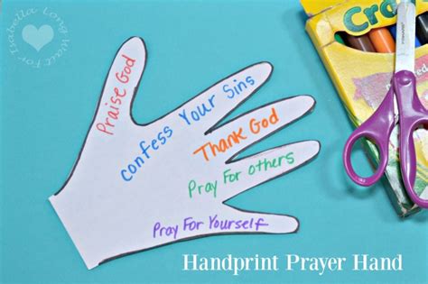 Handprint Prayer Hand Long Wait For Isabella