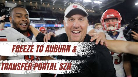 Alabama Football Hugh Freeze Hired At Auburn And Transfer Portal Talk