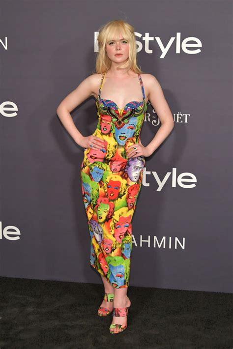 Elle Fanning Discovers Color Promptly Overdoses On It At The Instyle