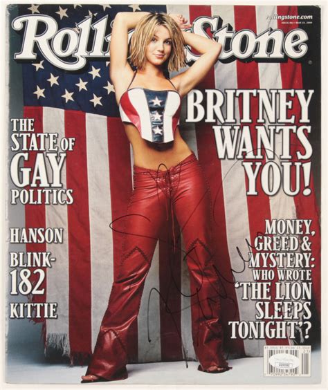 A cover gallery for rolling stone. Britney Spears Signed 2000 Rolling Stone Magazine Cover ...