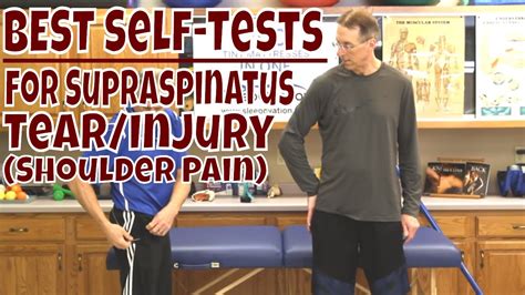 Best Self Tests For Supraspinatus Tearinjury Shoulder Pain Youtube