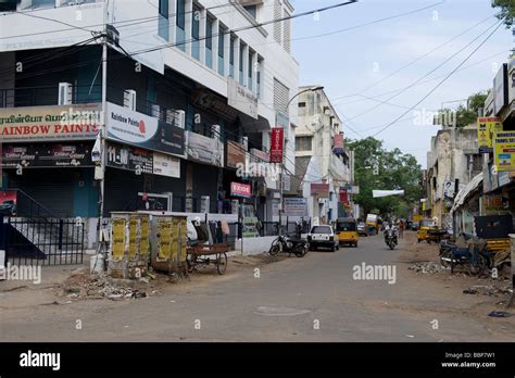 The Streets Of Chennai Tamil Nadu India Stock Photo Alamy