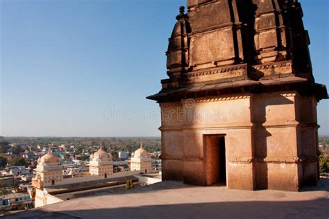 The Tower Of The Chaturbhuj Temple In Northern India Editorial Stock