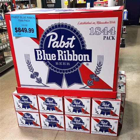 Pabst Blue Ribbon Unveils Pbr 1844 Pack Of Beer