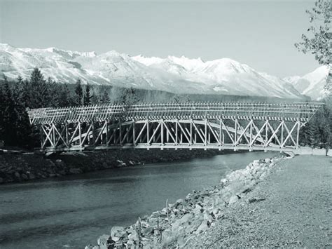 Kicking Horse River Bridge Timber Framers Guild