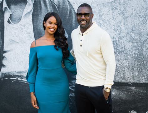 Idris Elba And Sabrina Dhowre At Yardie Premiere 2018 Popsugar Celebrity