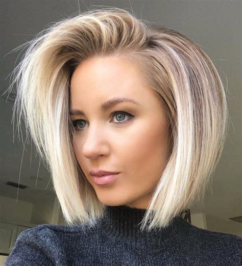 Moreover, those thin bangs add to its charm and make you stand out. Voluminous Bob Blowout | Oval face hairstyles, Oval face ...