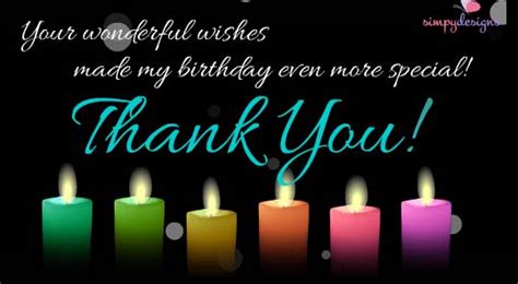 Thank You For Your Birthday Wishes Free Birthday Thank You Ecards