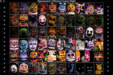 Ultimate Custom Night All Characters Modeling Fivenig Vrogue Co