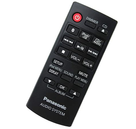 Original Panasonic Replacement Audio System Remote Control N2qayb000945